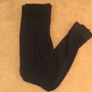 Black mesh leggings lulu